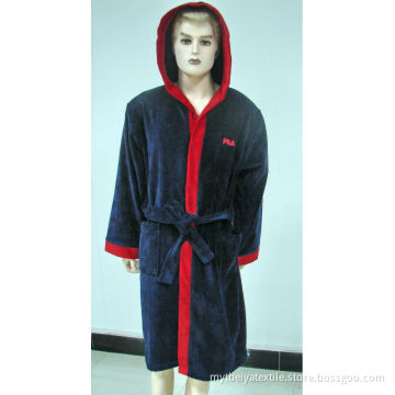 100% cotton wholesale terry towelling bathrobe
